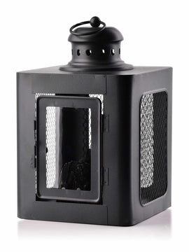 KANVAR Lantern LED 18x18xh28 cm black