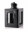 KANVAR Lantern LED 18x18xh28 cm black - Stoer en Landelijk Wonen Winkel