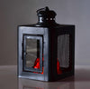 KANVAR Lantern LED 18x18xh28 cm black - Stoer en Landelijk Wonen Winkel