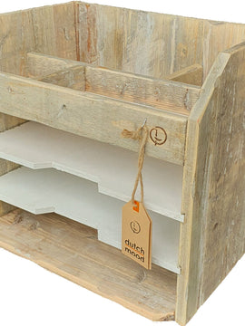 Bureau organiser hout