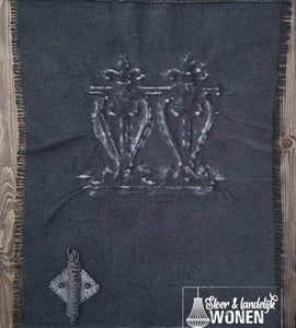Handgemaakt uniek kalkdoek | Ornament
