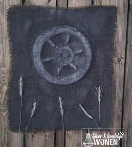 Handgemaakt uniek kalkdoek | Roer
