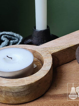 Houten amuse lepel