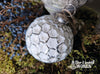 Kerstbal 'silverwhite honeycomb' - Stoer en Landelijk Wonen Winkel