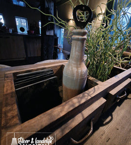 Landelijke flessenopener hout