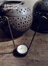 Oosters windlicht Indian black ball - Stoer en Landelijk Wonen Winkel