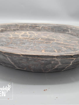 Robuuste houten Chepati schaal