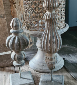 Sober shabby ornament - twee maten