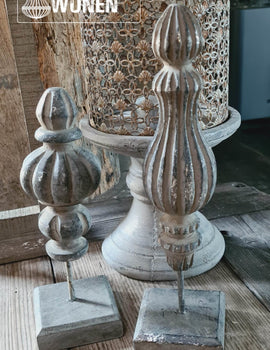Sober shabby ornament - twee maten