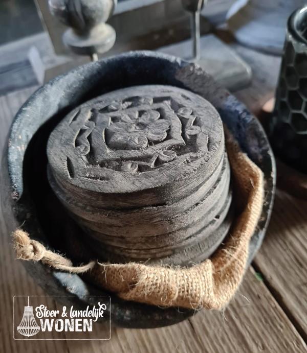 ProArts Onderzetters Berkenhout Set van 10 Houten - Onderzetters voor Drankjes en Koffie Thee - Onderzetter Herbruikbaar 10 stuks 10x10cm (Tree Of Life ProArts Onderzetters Berkenhout Set van 10 Houten - Onderzetters voor Drankjes en Koffie Thee - Onderzetter Herbruikbaar 10 stuks 10x10cm (Tree Of Life