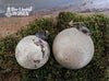 Stoere landelijke kerstbal Stonelook in twee maten - Stoer en Landelijk Wonen Winkel