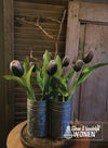 Tulpen mini | Black Purple | 30 cm - Stoer en Landelijk Wonen Winkel