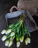 Tulpen | wit | 40 cm | kunst - Stoer en Landelijk Wonen Winkel